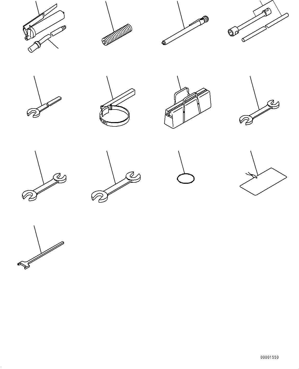 Схема запчастей Komatsu WA250PZ-6 - ОСНОВН. ИНСТРУМЕНТ SET (№77-77) ОСНОВН. ИНСТРУМЕНТ SET, ИНСТРУМЕНТ И ПОДУШКАБЛОКИР.
