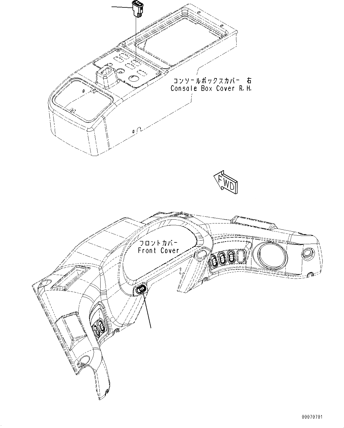 Схема запчастей Komatsu WA250PZ-6 - ПЕРЕКЛЮЧАТЕЛЬ (№77-) ПЕРЕКЛЮЧАТЕЛЬ, С ECSS, АВТОМАТИЧ. РЕВЕРСИВН. ВЕНТИЛЯТОР ОХЛАЖДЕНИЯ