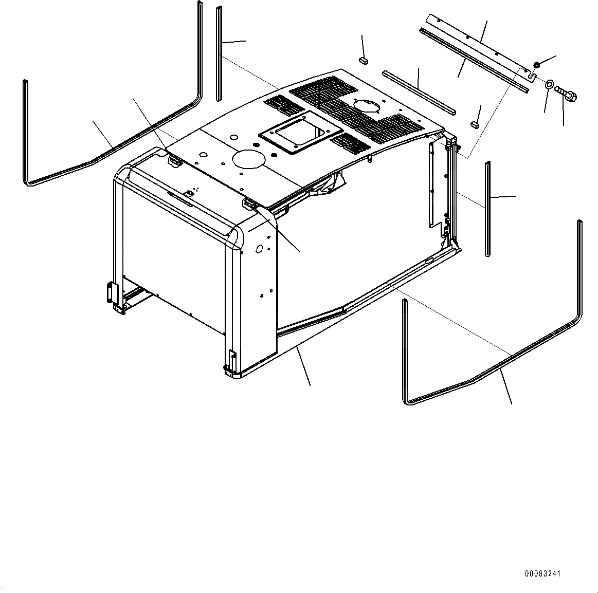 Схема запчастей Komatsu WA250PZ-6 - КАПОТ, КАПОТ (№77-) КАПОТ, С ЗАЩИТА ОТ ВАНДАЛИЗМА БЛОКИР.S, С УДЛИНН. ВПУСК ВОЗДУХА, ДЛЯ СТРАН ЕС