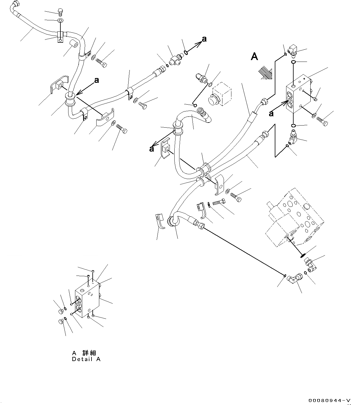 Схема запчастей Komatsu WA200PZ-6 - ГИДРОЛИНИЯ ЭКСТРЕННОГО УПРАВЛЕНИЯ, РАЗГРУЗ. КЛАПАН (№788-7) ГИДРОЛИНИЯ ЭКСТРЕННОГО УПРАВЛЕНИЯ, ДЛЯ EXCEPT ЕСКАНАТ