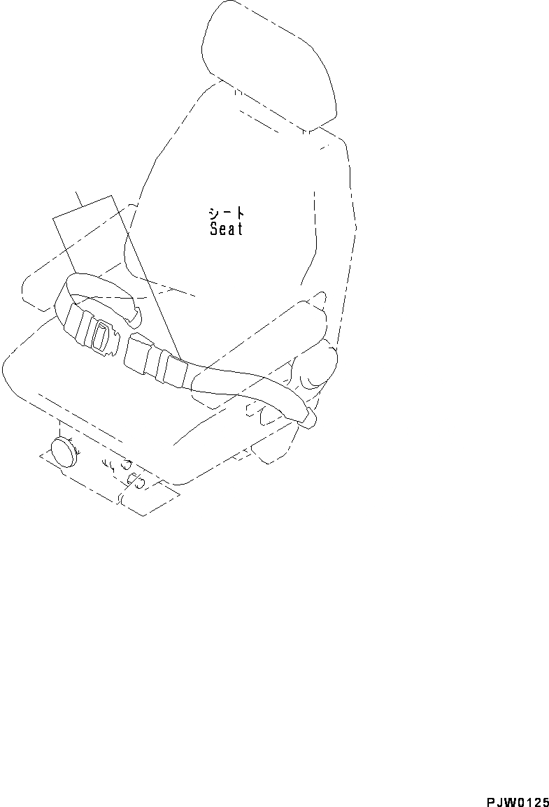 Схема запчастей Komatsu WA200PZ-6 - РЕМЕНЬ БЕЗОПАСНОСТИ (№788-) РЕМЕНЬ БЕЗОПАСНОСТИ, 78MM, -POINT ТИП, ЖЕСТК. СИДЕНЬЕ ОПЕРАТОРА