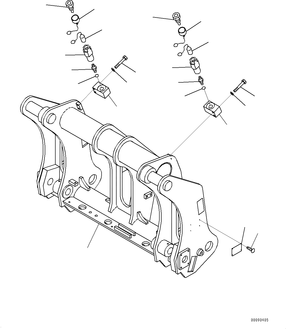 Схема запчастей Komatsu WA200PZ-6 - MULTI-COUPLER, РАМА (№788-) MULTI-COUPLER, С VOLVO ТИП СОЕДИНИТ. УСТР-ВО