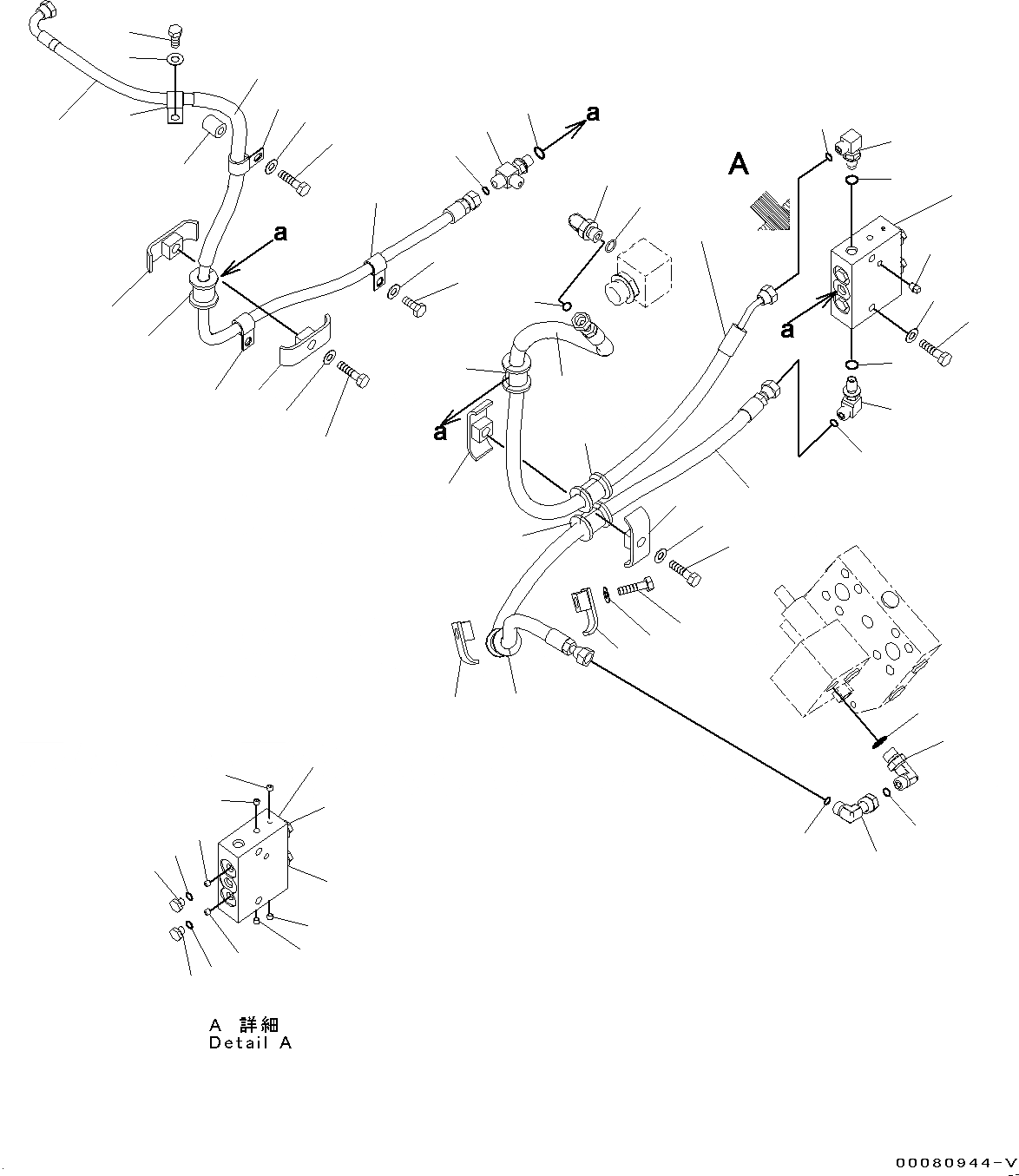 Схема запчастей Komatsu WA200PZ-6 - ГИДРОЛИНИЯ ЭКСТРЕННОГО УПРАВЛЕНИЯ, РАЗГРУЗ. КЛАПАН (№788-7) ГИДРОЛИНИЯ ЭКСТРЕННОГО УПРАВЛЕНИЯ, ДЛЯ EXCEPT ЕСКАНАТ