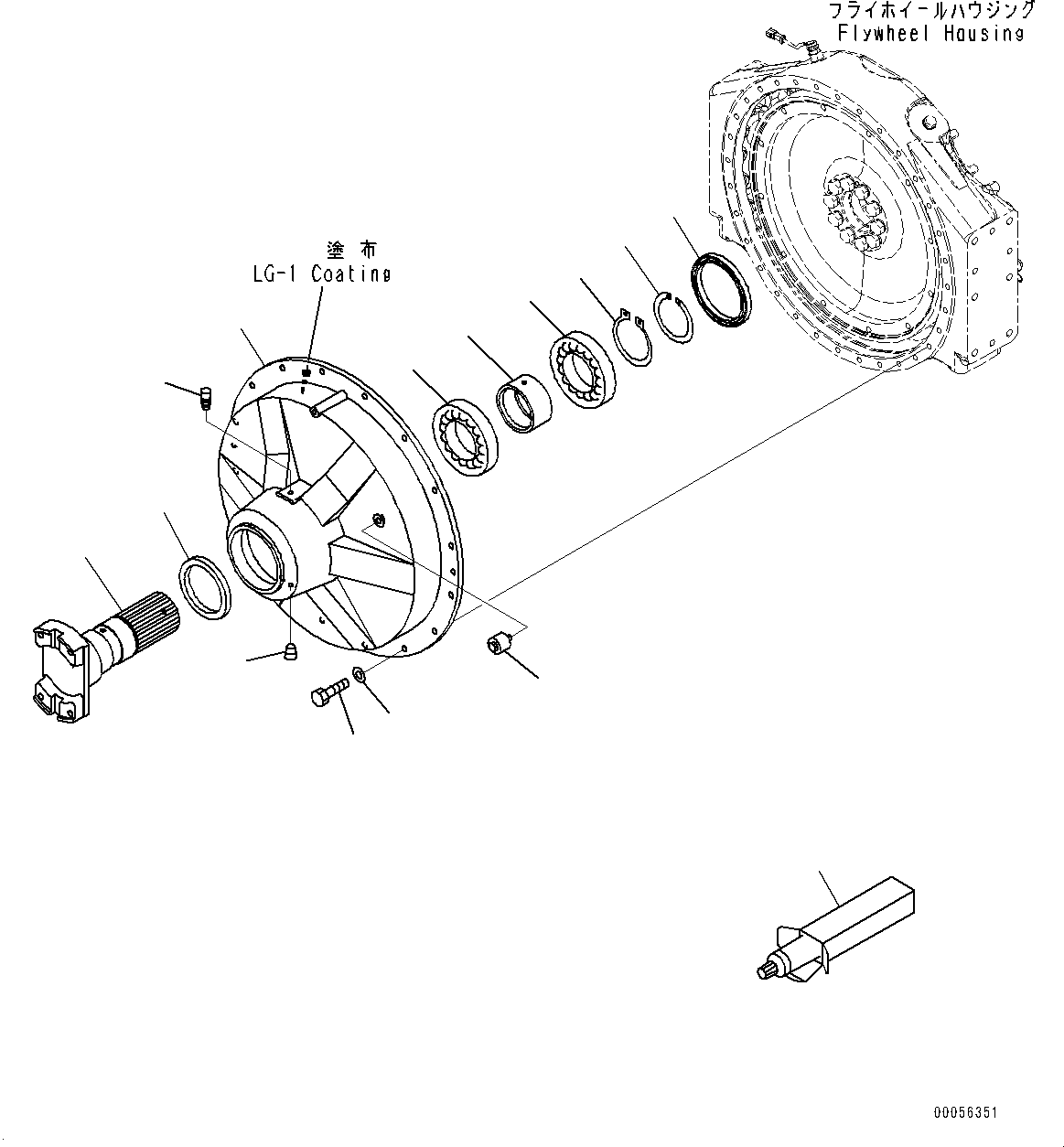 Схема запчастей Komatsu WA800-3E0 - ДВИГАТЕЛЬ БЛОК, PTO(МЕХ-М ОТБОРА МОЩНОСТИ) ПРИВОД (№7-) ДВИГАТЕЛЬ БЛОК, EXTRA BAD ТОПЛИВН. И ПЛОХ. ТОПЛИВО СПЕЦ-ЯIFICATION, ВОДН.+DUST, ДОПОЛН. ФИЛЬТР.