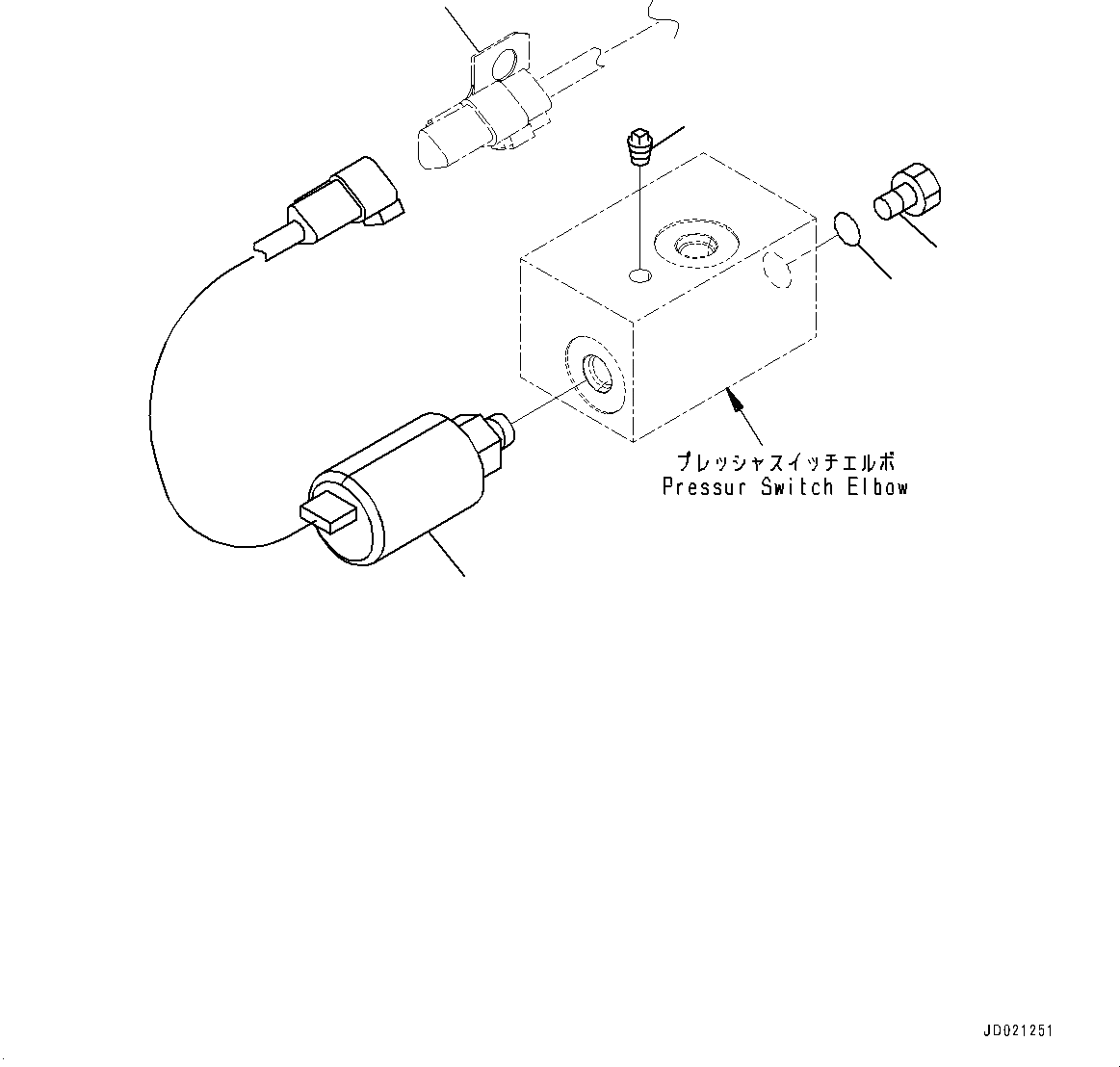 Схема запчастей Komatsu WA800-3E0 - ПЕРЕДН. ПРОВОДКА, КОМПОНЕНТЫ (№7-) ПЕРЕДН. ПРОВОДКА, БЕЗ УДАЛЕНН. СТРЕЛА ПОЗИЦИОНЕР