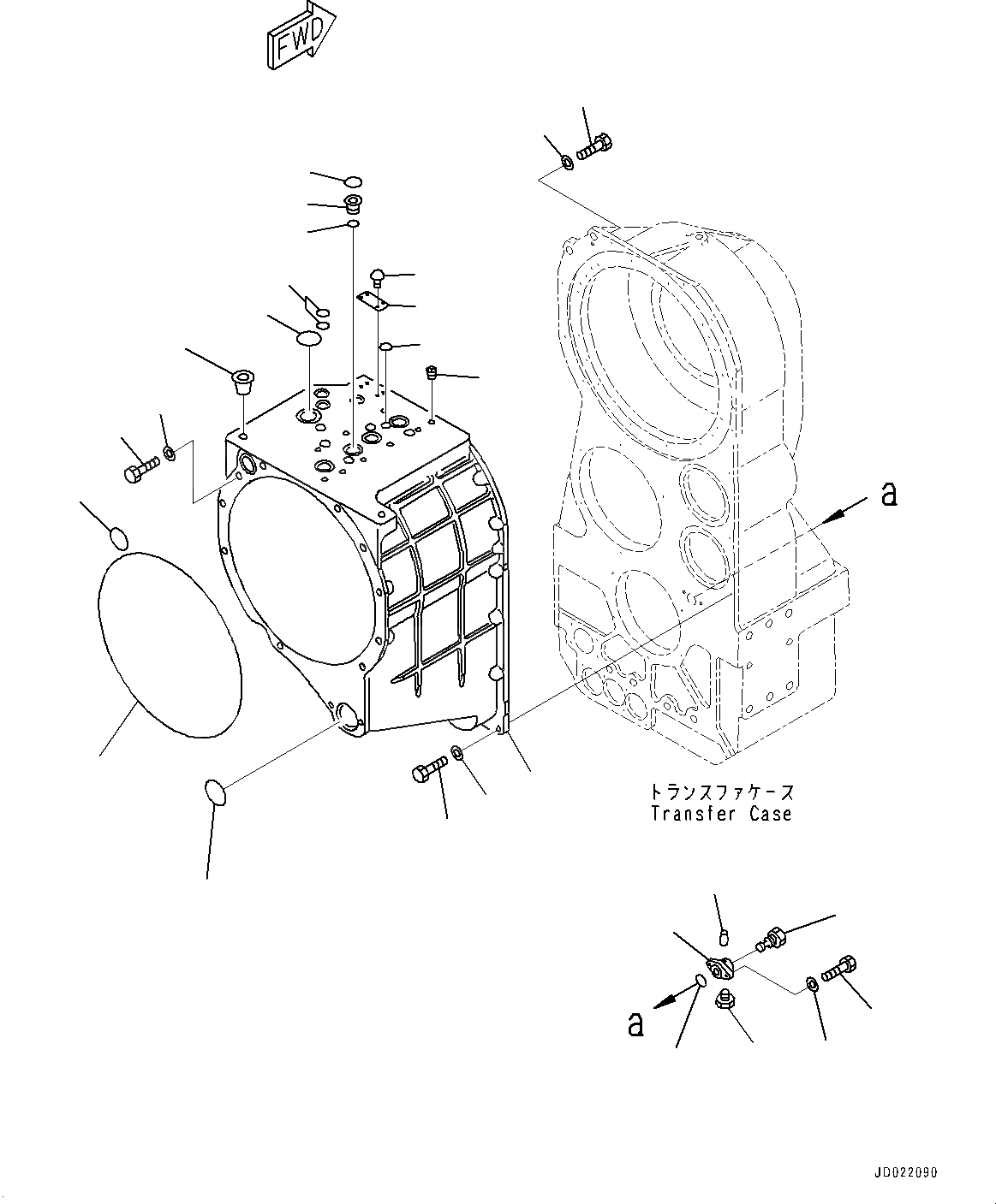 Схема запчастей Komatsu WA800-3E0 - ГИДРОТРАНСФОРМАТОР И ТРАНСМИССИЯ, КОРПУС ТРАНСМИССИИ (№7-) ГИДРОТРАНСФОРМАТОР И ТРАНСМИССИЯ, УСИЛЕНН. ПРОВОДКА, С ТОРМОЗ. МАСЛ. СИСТЕМА ОХЛАЖДЕНИЯ, PM SERVICE СОЕДИН-Е