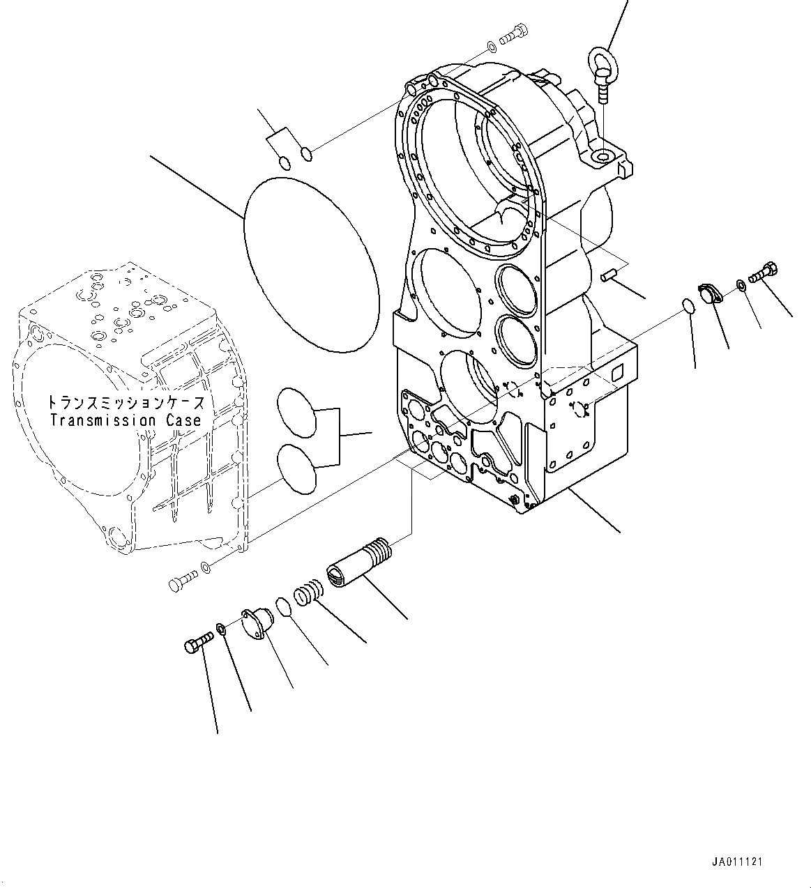 Схема запчастей Komatsu WA800-3E0 - ГИДРОТРАНСФОРМАТОР И ТРАНСМИССИЯ, КОРПУС ПЕРЕДАЧИ (№7-) ГИДРОТРАНСФОРМАТОР И ТРАНСМИССИЯ, EC REGULATION ARRANGEMENT, ЭКСТРЕНН. РУЛЕВ. УПРАВЛЕНИЕ, АВТОМАТИЧ. УПРАВЛ-Е ТИП, ТОРМОЗ. МАСЛ. ОХЛАЖД-Е SYST