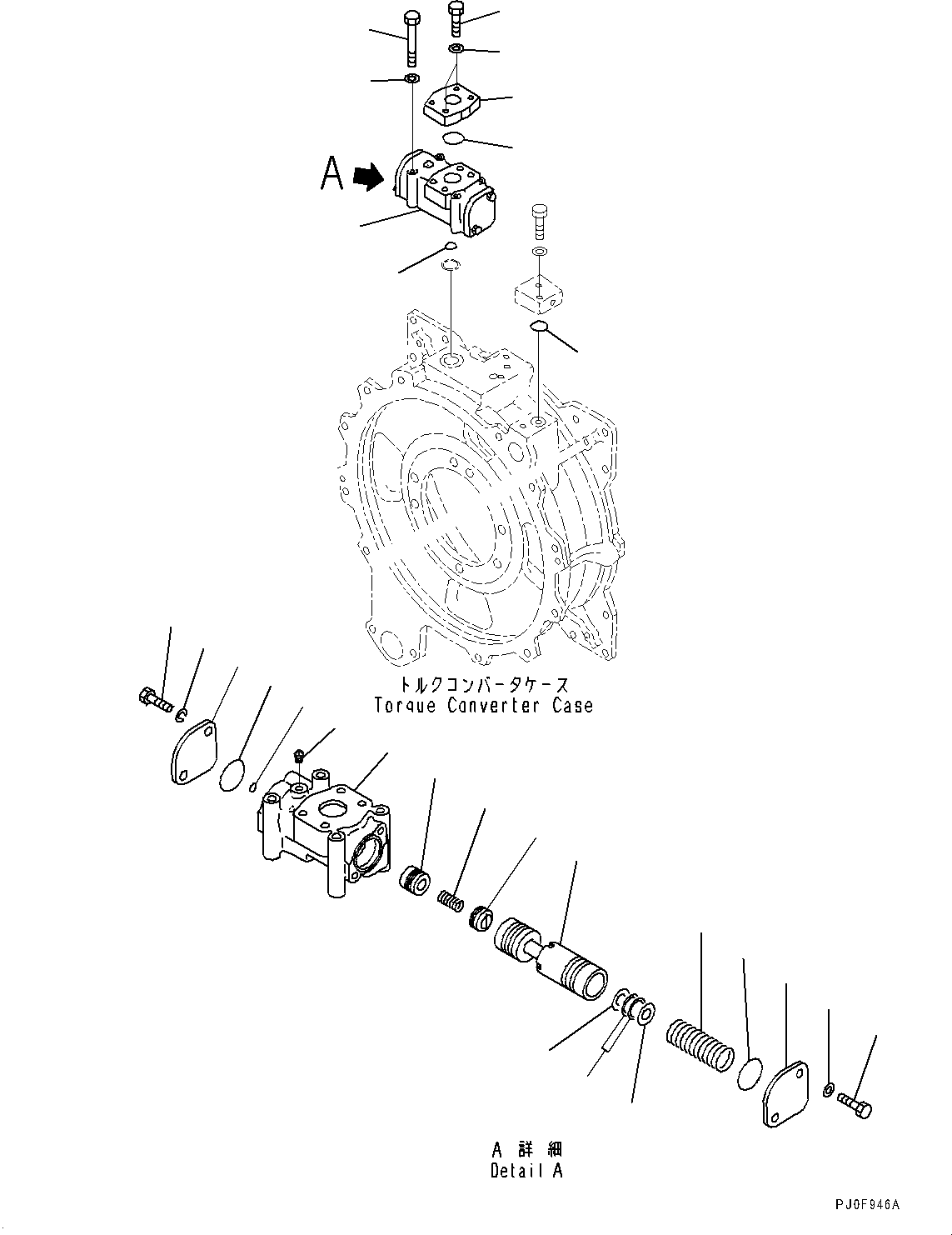 Схема запчастей Komatsu WA800-3E0 - ГИДРОТРАНСФОРМАТОР И ТРАНСМИССИЯ, ГИДРОТРАНСФОРМАТОР КЛАПАН (№7-) ГИДРОТРАНСФОРМАТОР И ТРАНСМИССИЯ, С VHMS БЕЗ ORBCOMM