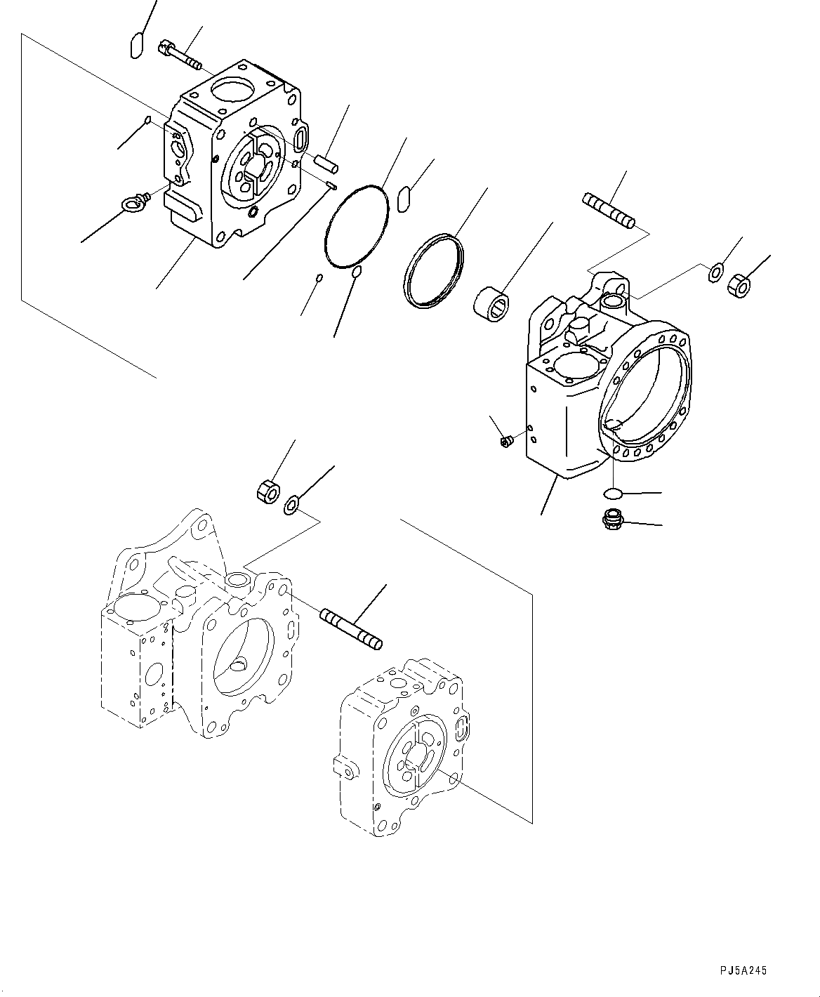 Схема запчастей Komatsu WA800-3E0 - ГИДРОТРАНСФОРМАТОР И ТРАНСМИССИЯ, ПЕРЕКЛЮЧАТЕЛЬ НАСОС (/7) (№7-) ГИДРОТРАНСФОРМАТОР И ТРАНСМИССИЯ, С VHMS (VHMS)