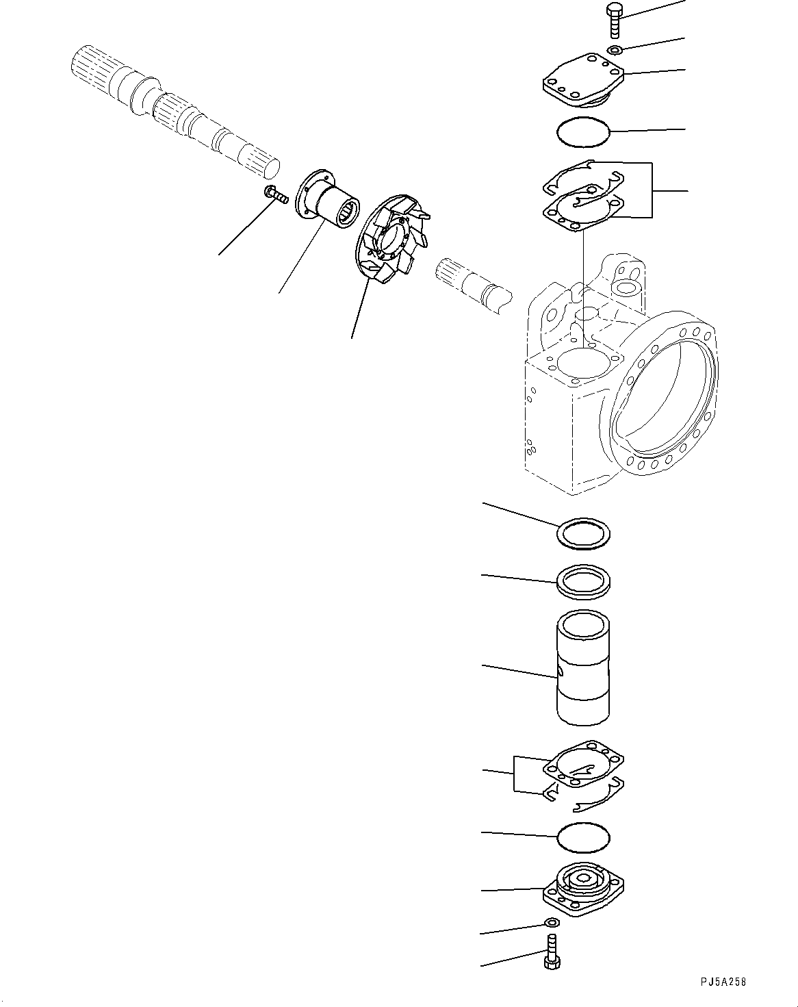 Схема запчастей Komatsu WA800-3E0 - ГИДРОТРАНСФОРМАТОР И ТРАНСМИССИЯ, НАСОС РУЛЕВ. УПРАВЛ-Я (7/8) (№7-) ГИДРОТРАНСФОРМАТОР И ТРАНСМИССИЯ, С VHMS БЕЗ ORBCOMM
