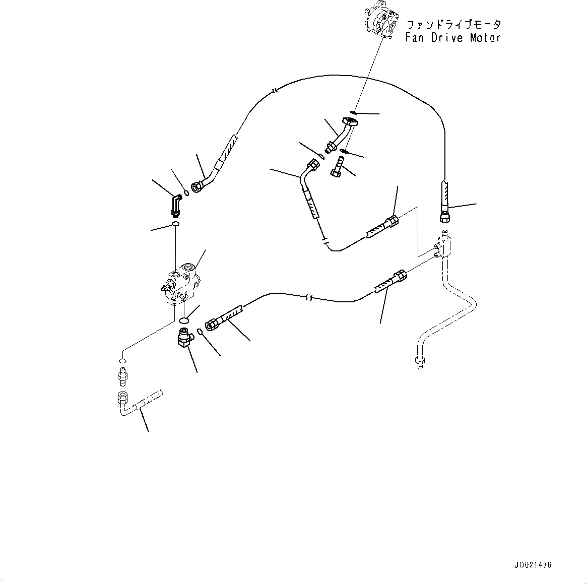 Схема запчастей Komatsu WA800-3E0 - ГИДРОЛИНИЯ, МОТОР ТРУБЫ (/) (№7-) ГИДРОЛИНИЯ, С ЭКСТРЕНН. УПРАВЛ., АВТОМАТИЧ. УПРАВЛ-Е ТИП, ADVANCED ДЖОЙСТИК СИСТЕМАУПРАВЛЕНИЯ ПОВОРОТОМ(AJSS), ТОРМОЗ. МАСЛ. ОХЛАЖД-Е SY