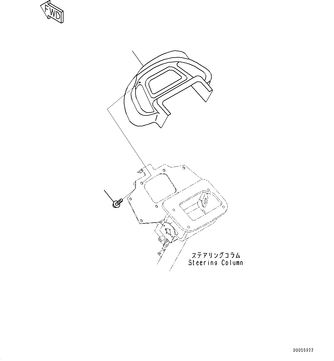 Схема запчастей Komatsu WA800-3E0 - ПОЛ, МОНИТОР (№7-7) ПОЛ, ДЛЯ EC NOISE REGULATION