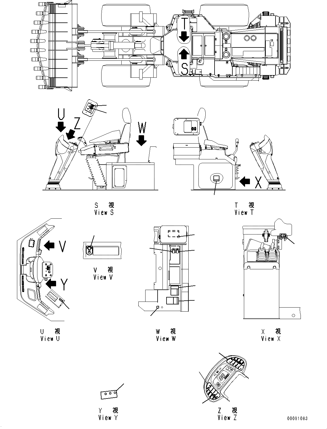 Схема запчастей Komatsu WA800-3E0 - ПОЛ ТАБЛИЧКИ (№7-) ПОЛ ТАБЛИЧКИ, ЕС БЕЗОПАСН. REGULATION, ADVANCED ДЖОЙСТИК СИСТЕМАУПРАВЛЕНИЯ ПОВОРОТОМ(AJSS)