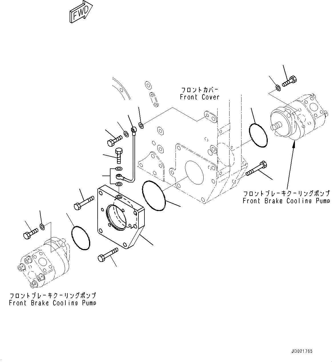 Схема запчастей Komatsu WA800-3E0 - ТОРМОЗНАЯ ГИДРОЛИНИЯ, КОМПОНЕНТЫ (/) (№7-) ТОРМОЗНАЯ ГИДРОЛИНИЯ, ТОРМОЗ. МАСЛ. СИСТЕМА ОХЛАЖДЕНИЯ, БЕЗ ADVANCED ДЖОЙСТИК СИСТЕМАУПРАВЛЕНИЯ ПОВОРОТОМ(AJSS)