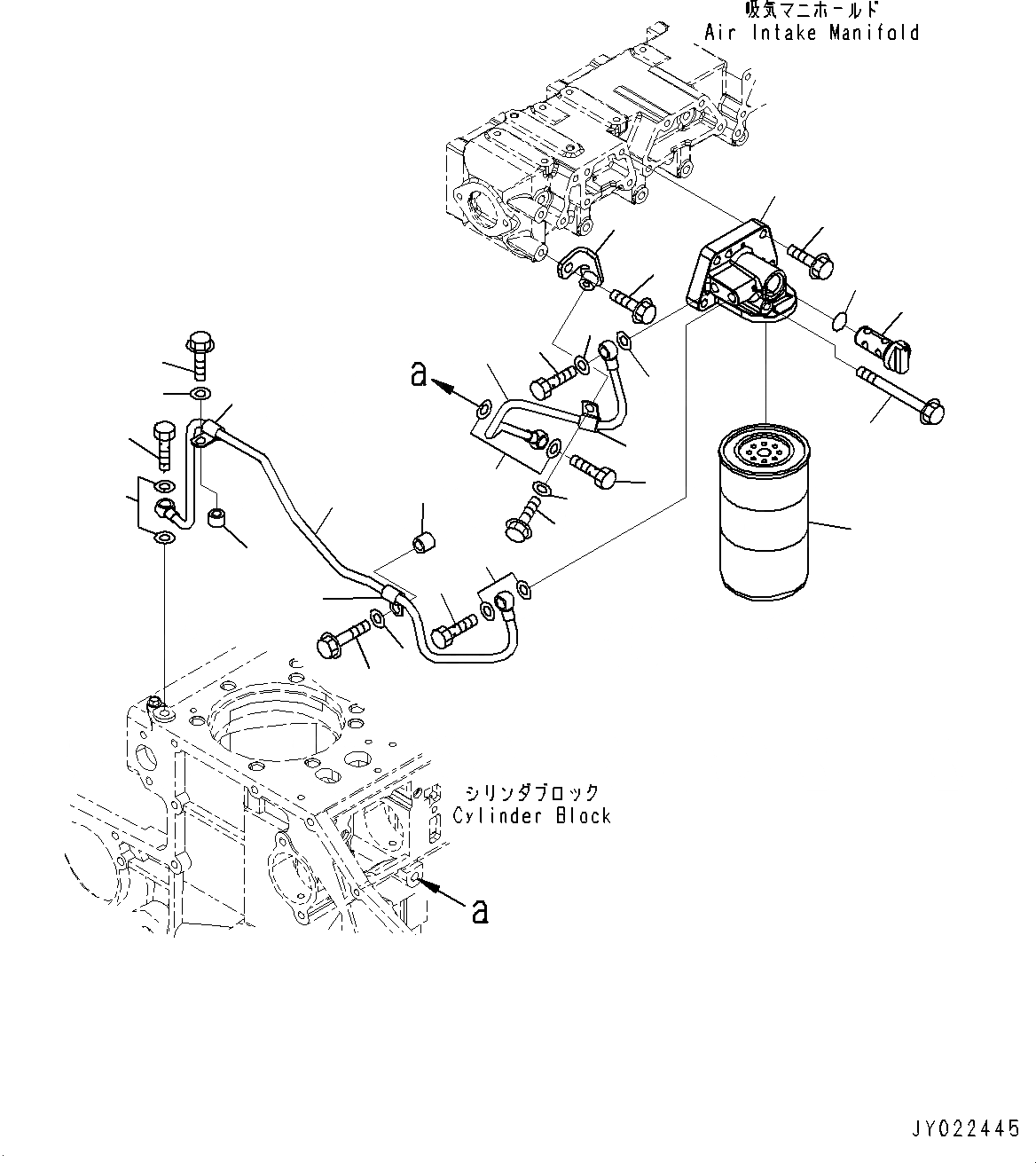 Схема запчастей Komatsu SAA6D140E-5D - АНТИКОРРОЗ. ЭЛЕМЕНТ (№8-) АНТИКОРРОЗ. ЭЛЕМЕНТ, HARD ВОДН. AREA ARRANGEMENT СПЕЦ-Я.