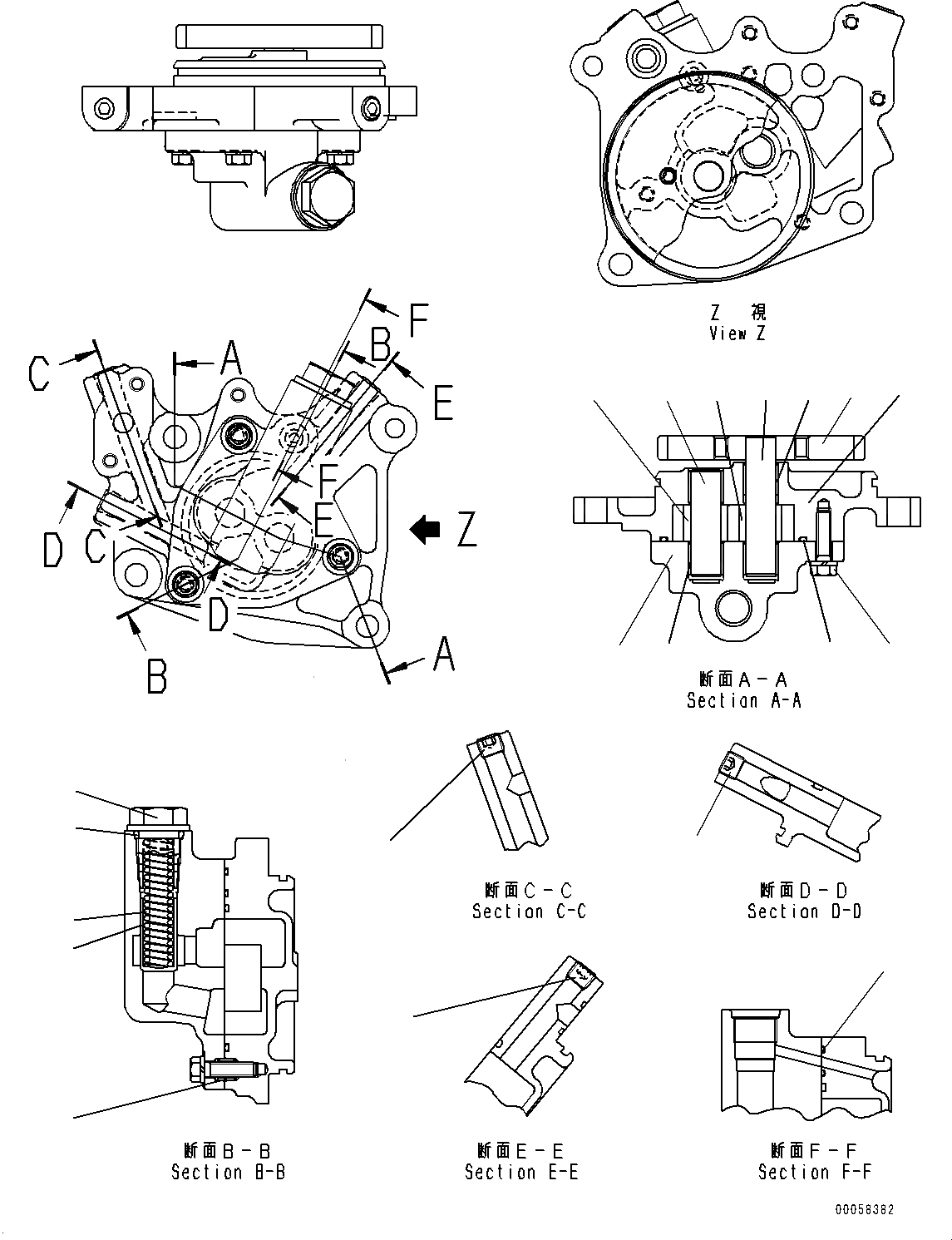 Схема запчастей Komatsu SAA6D170E-5C - ВЫПУСКН. GAS RE-CIRCULATION (EGR) КЛАПАН, ВНУТР. ЧАСТИ (№7-) ВЫПУСКН. GAS RE-CIRCULATION (EGR) КЛАПАН