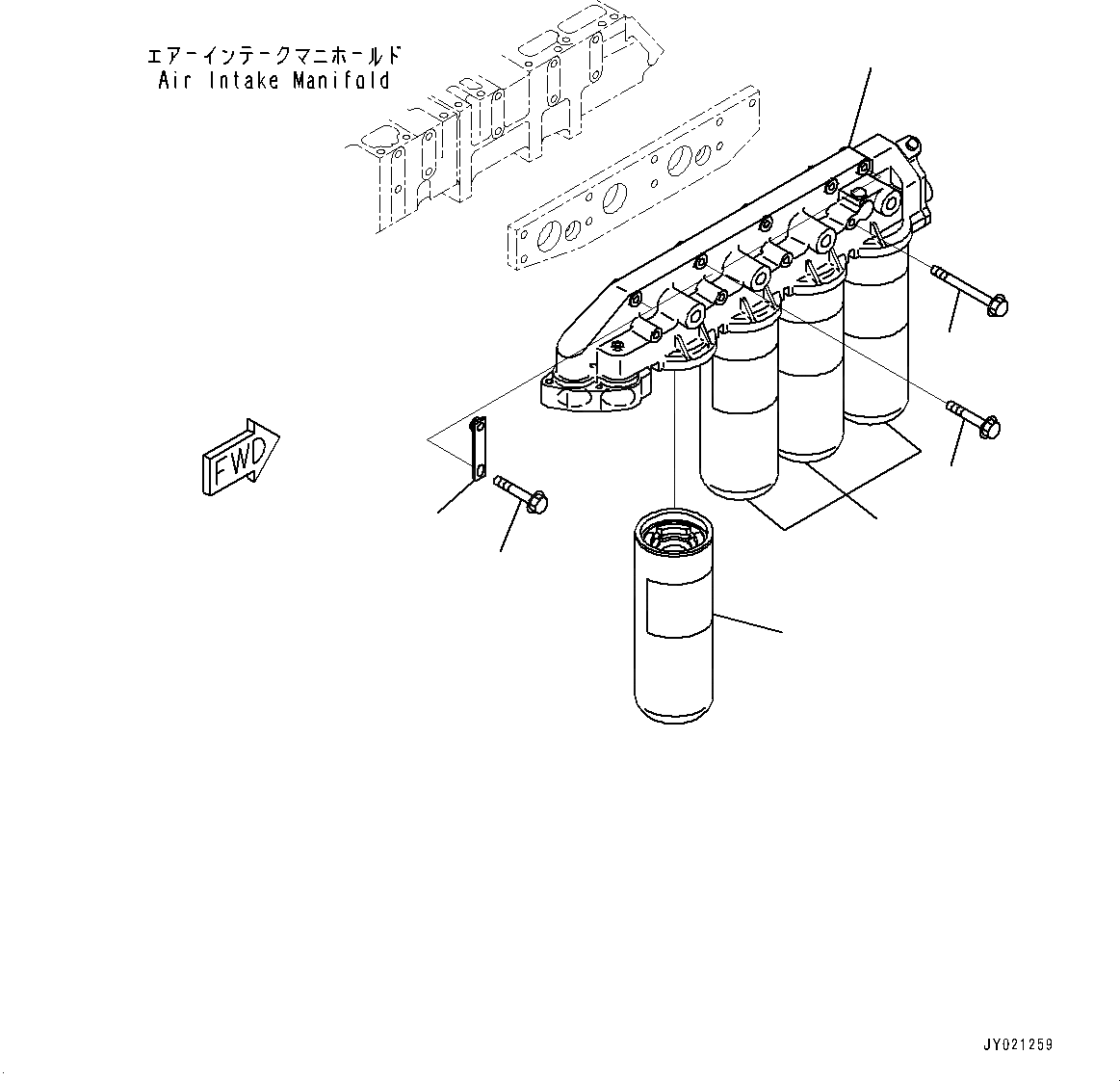Схема запчастей Komatsu SAA12V140E-3E - ДВИГАТЕЛЬ МАСЛ. ФИЛЬТР, МАСЛ. ФИЛЬТР (№-9) ДВИГАТЕЛЬ МАСЛ. ФИЛЬТР