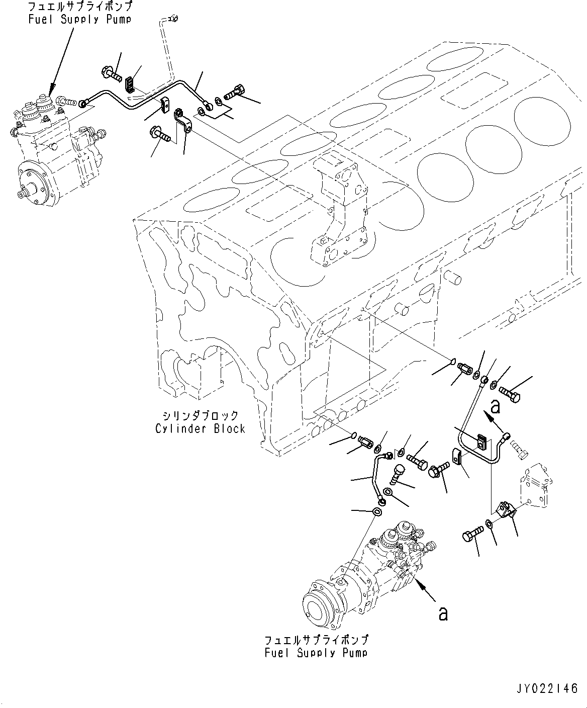 Схема запчастей Komatsu SAA12V140E-3E - ТОПЛИВН. НАСОС СМАЗКА (№-) ТОПЛИВН. НАСОС СМАЗКА, EXTREMELY BAD ТОПЛИВН. И ПЛОХ. ТОПЛИВО ARRANGEMENT СПЕЦ-Я.+ФИЛЬТР. (ВОДН.+DUST)