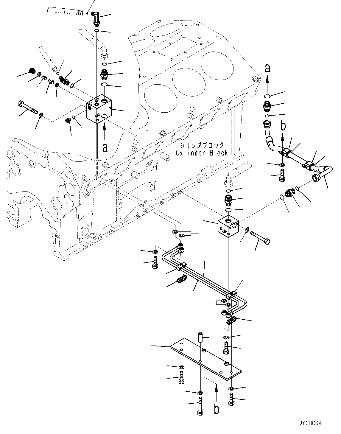 Схема запчастей Komatsu SAA12V140E-3E - ТОПЛИВОПРОВОД., ТОПЛИВН. ФИЛЬТР. (/) (№-) ТОПЛИВОПРОВОД.