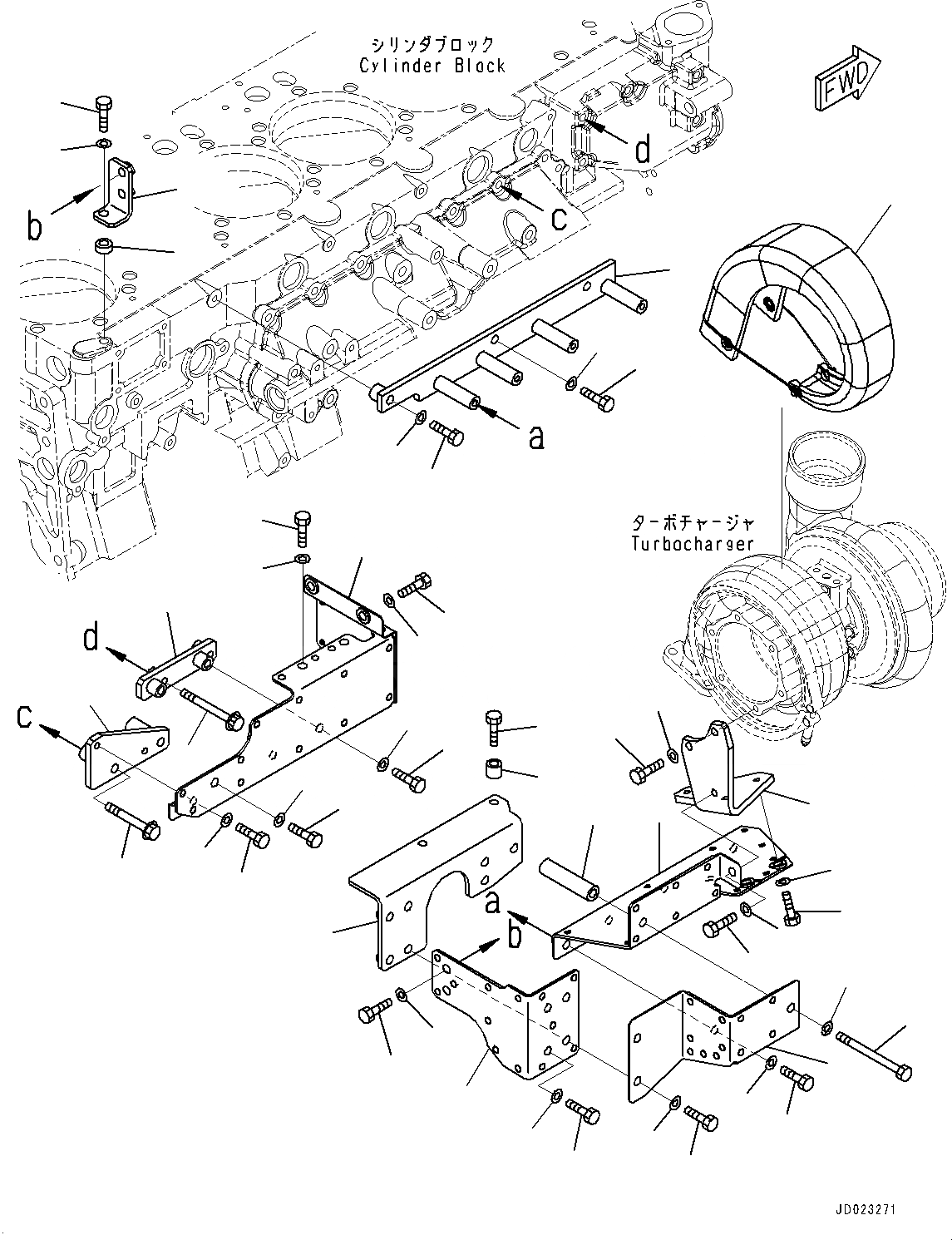 Схема запчастей Komatsu SAA6D140E-5DR - ТЕРМОЗАЩИТА (№-) ТЕРМОЗАЩИТА