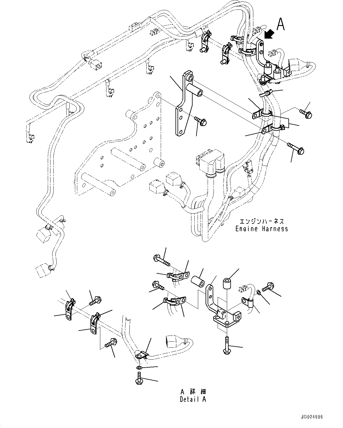 Схема запчастей Komatsu SAA6D140E-5CR - ЭЛЕКТРИЧ. ПРОВОДКА, (/) (№7-) ЭЛЕКТРИЧ. ПРОВОДКА