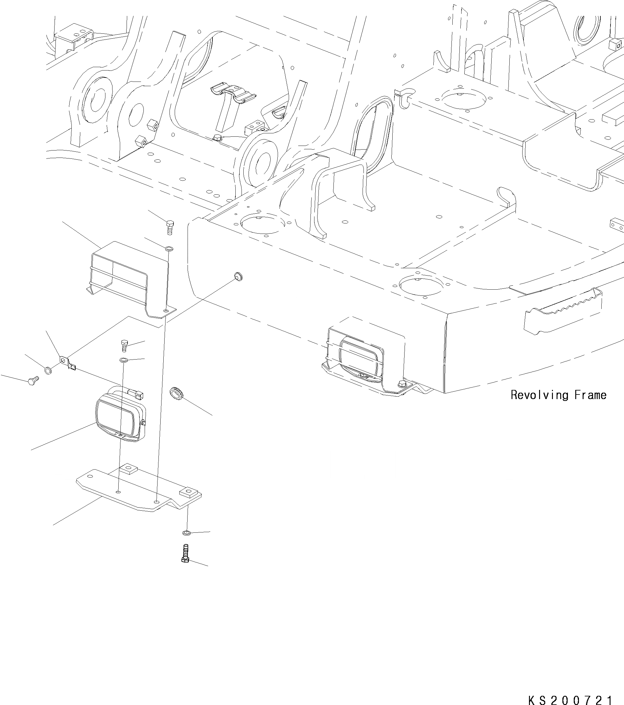 Схема запчастей Komatsu PC228USLC-8 - ДОПОЛН. РАБОЧ. ОСВЕЩЕНИЕ,ЛЕВ. ДЕКА ОСВЕЩЕНИЕ RH, ДЛЯ СТРАН ЕС ДОПОЛН. РАБОЧ. ОСВЕЩЕНИЕ,LH ДЕКА ОСВЕЩЕНИЕ RH, ДЛЯ СТРАН ЕС