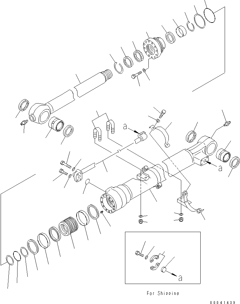 Схема запчастей Komatsu PC228USLC-8 - РУКОЯТЬ, ЦИЛИНДР КОВША (ДЛЯ .M РУКОЯТЬ), ДЛЯ СТРАН ЕС РУКОЯТЬ ( .M), ДЛЯ СТРАН ЕС