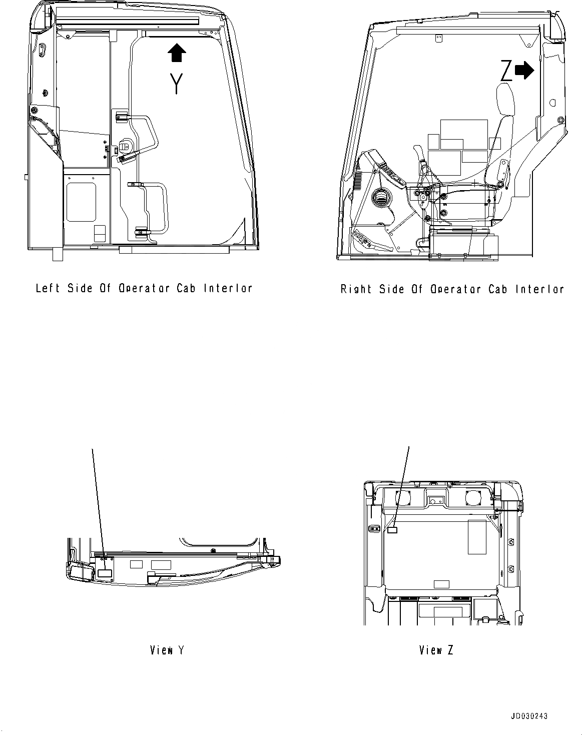 Схема запчастей Komatsu PC228USLC-8 - ПРЕДУПРЕЖДАЮЩ. МАРКИРОВКАS ПРЕДУПРЕЖДАЮЩ. МАРКИРОВКАS