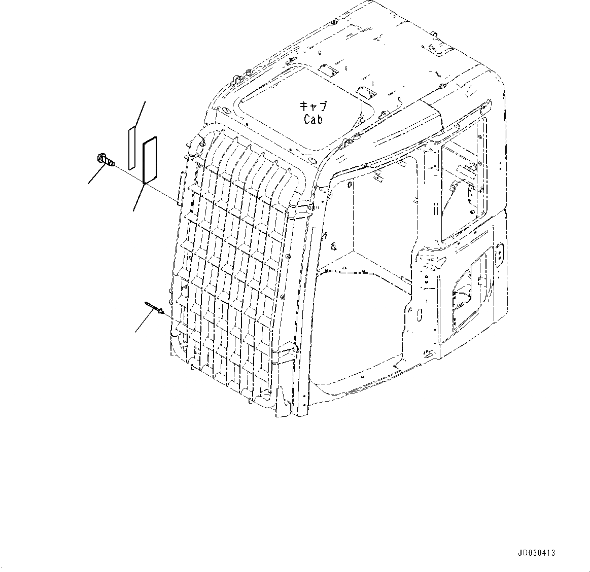Схема запчастей Komatsu PC228USLC-8 - ПРЕДУПРЕЖДАЮЩ. МАРКИРОВКАS, КАБИНА ПЕРЕДН. ПОЛН. ЗАЩИТА И ВЕРХН. ЗАЩИТА LV ПРЕДУПРЕЖДАЮЩ. МАРКИРОВКАS, КАБИНА ПЕРЕДН. ПОЛН. ЗАЩИТА И ВЕРХН. ЗАЩИТА LV