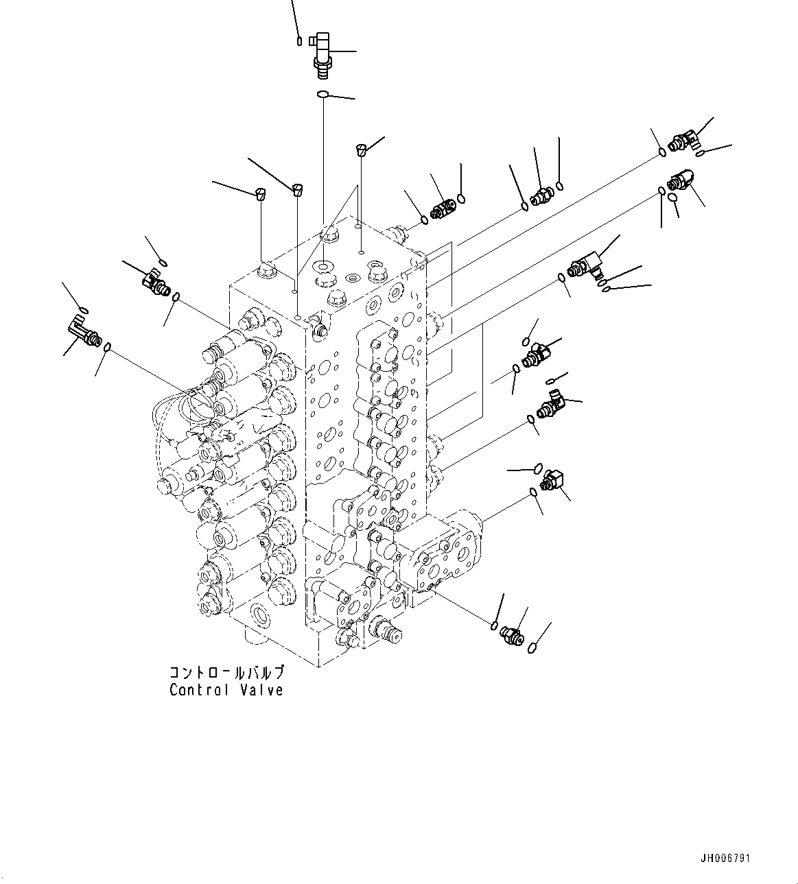 Схема запчастей Komatsu PC228US-8 - УПРАВЛЯЮЩ. КЛАПАН, СОЕДИНИТЕЛЬН. ЧАСТИ (/) (№-) УПРАВЛЯЮЩ. КЛАПАН, -ДОПОЛН. АКТУАТОР ТРУБЫ, АККУМУЛЯТОР, С DOZER, ДЛЯ АВСТРАЛИИ