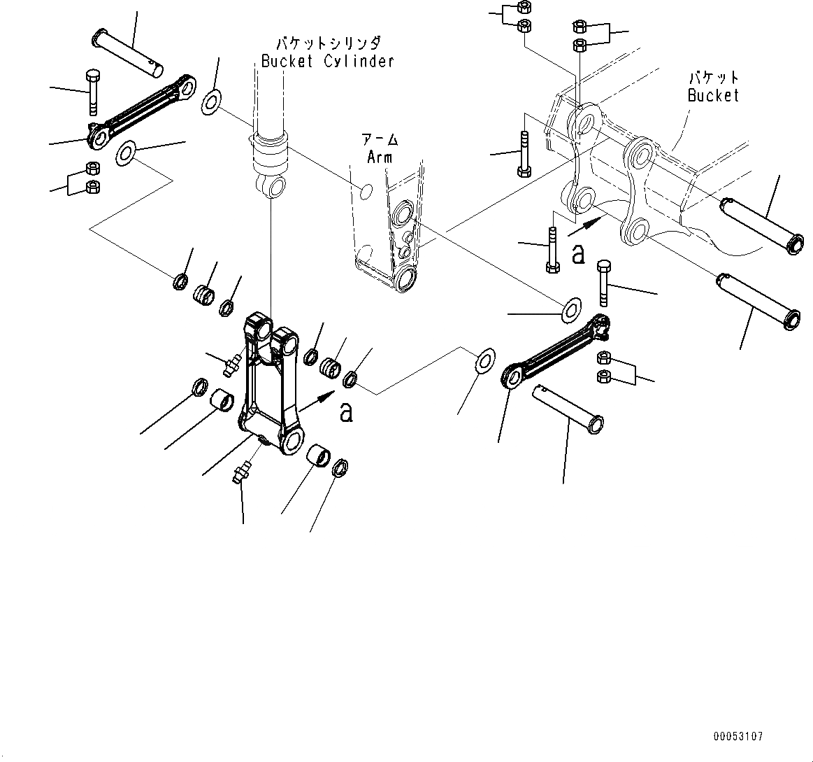 Схема запчастей Komatsu PC228US-8 - РУКОЯТЬ, СОЕДИНЕНИЕ КОВША (№-) РУКОЯТЬ, 9MM, -НАВЕСН. ОБОРУД, ДЛЯ АВСТРАЛИИ