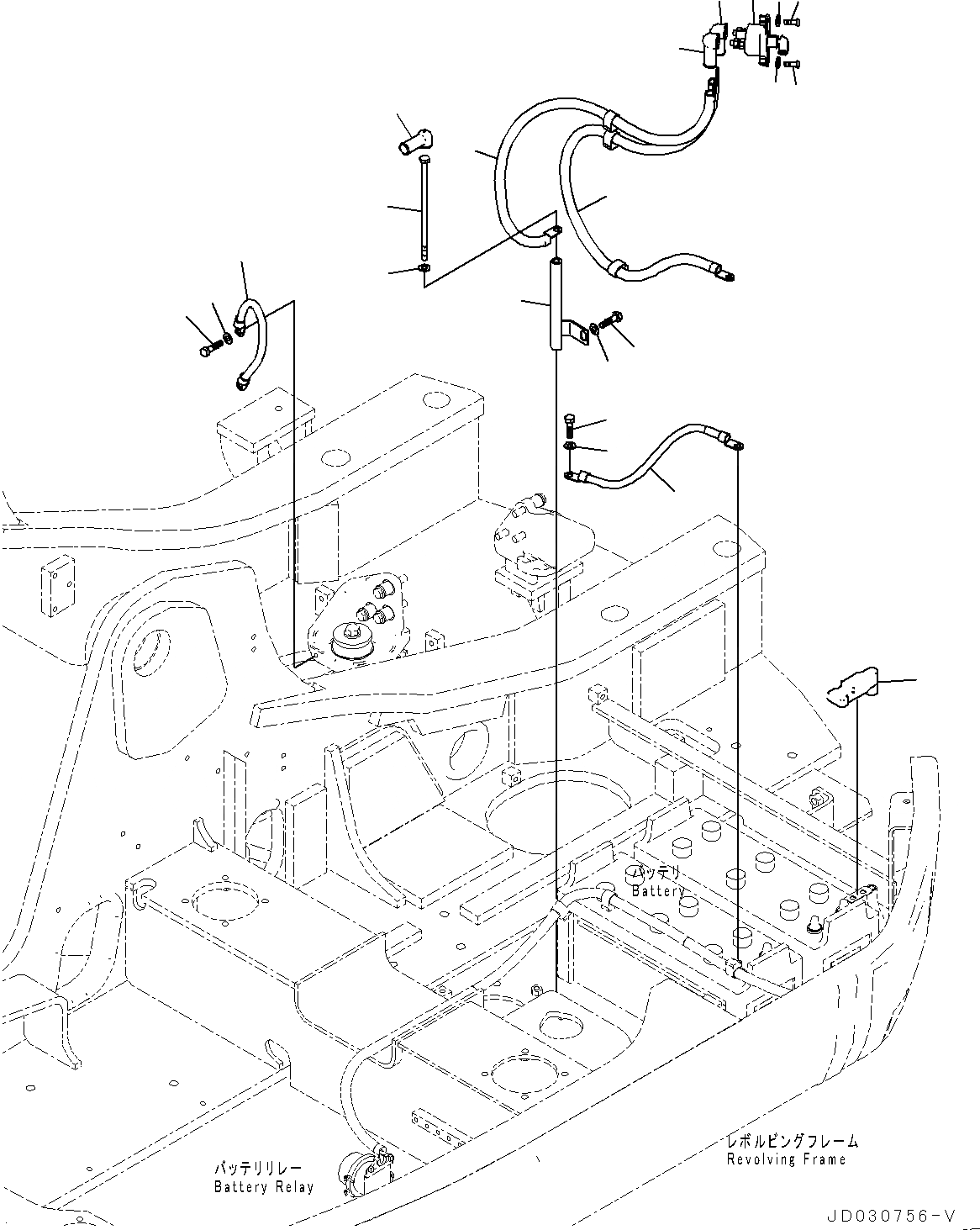 Схема запчастей Komatsu PC228USLC-8 - ЭЛЕКТРИЧ. ПРОВОДКА, АККУМУЛЯТОРН. ОТСЕК  (№-) ЭЛЕКТРИЧ. ПРОВОДКА, ДЛЯ АВСТРАЛИИ