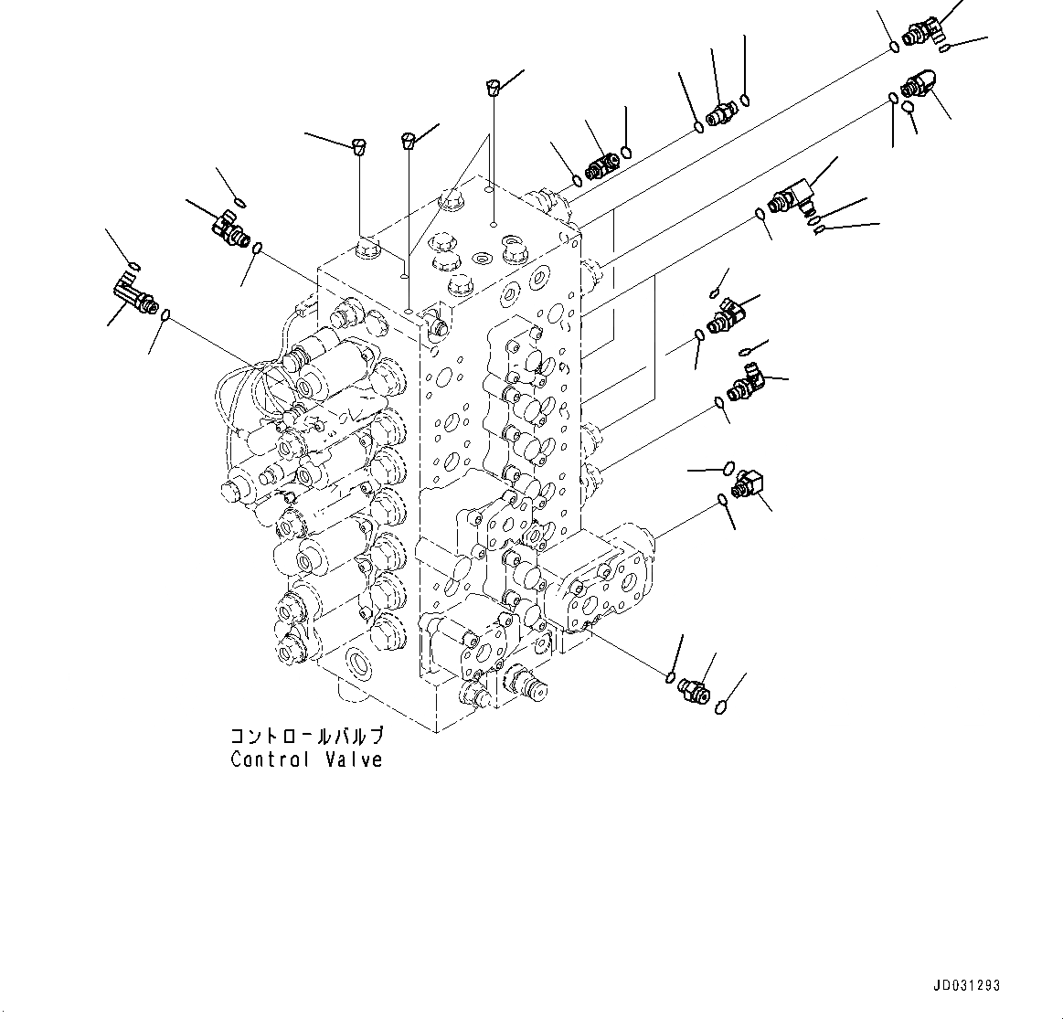 Схема запчастей Komatsu PC228USLC-8 - УПРАВЛЯЮЩ. КЛАПАН, СОЕДИНИТЕЛЬН. ЧАСТИ, / (№-) УПРАВЛЯЮЩ. КЛАПАН, -ДОПОЛН. АКТУАТОР ТРУБЫ, АККУМУЛЯТОР, РУКОЯТЬ ANTI-DROP КЛАПАН, СЕВ. АМЕРИКА