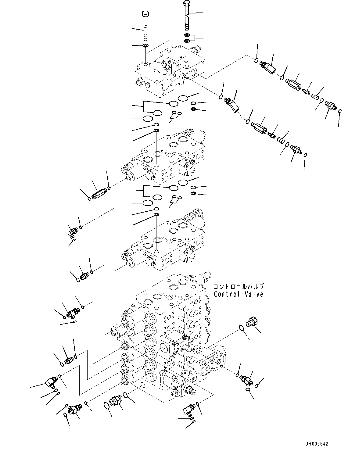 Схема запчастей Komatsu PC228USLC-8 - УПРАВЛЯЮЩ. КЛАПАН, СОЕДИНИТЕЛЬН. ЧАСТИ (/) (№-) УПРАВЛЯЮЩ. КЛАПАН, -ДОПОЛН. АКТУАТОР ТРУБЫ, АККУМУЛЯТОР, ДЛЯ DOZER