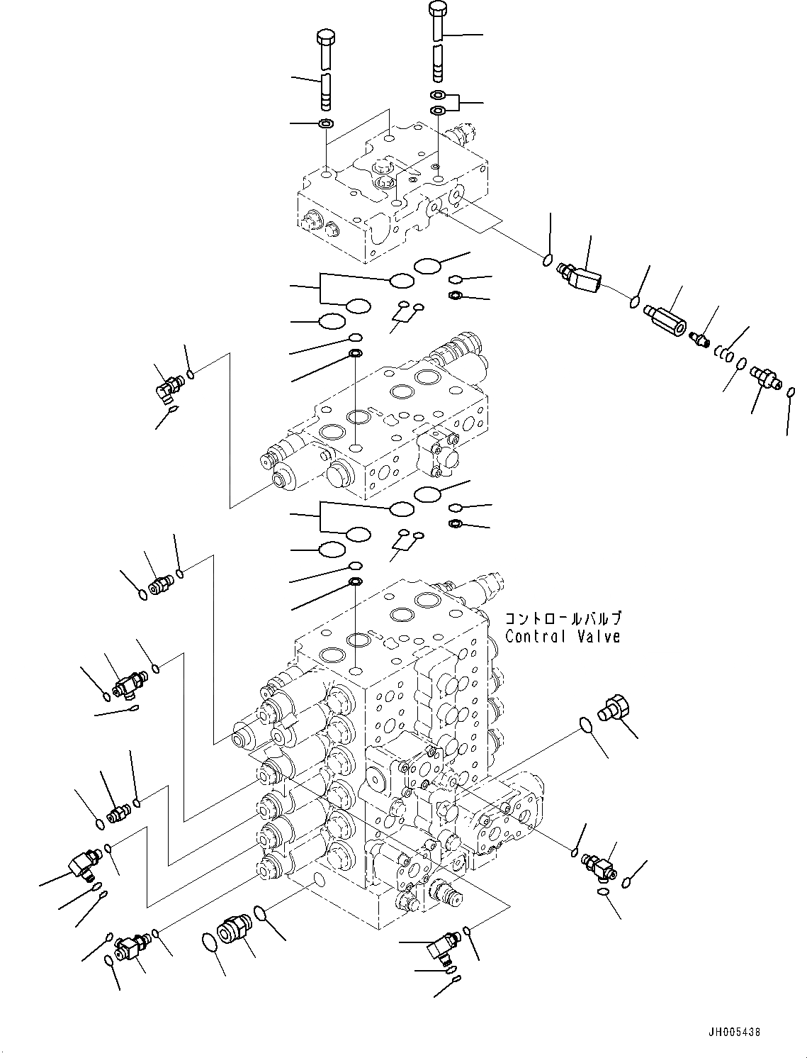 Схема запчастей Komatsu PC228USLC-8 - УПРАВЛЯЮЩ. КЛАПАН, СОЕДИНИТЕЛЬН. ЧАСТИ (/) (№-) УПРАВЛЯЮЩ. КЛАПАН, -ДОПОЛН. АКТУАТОР ТРУБЫ, АККУМУЛЯТОР, ДЛЯ DOZER