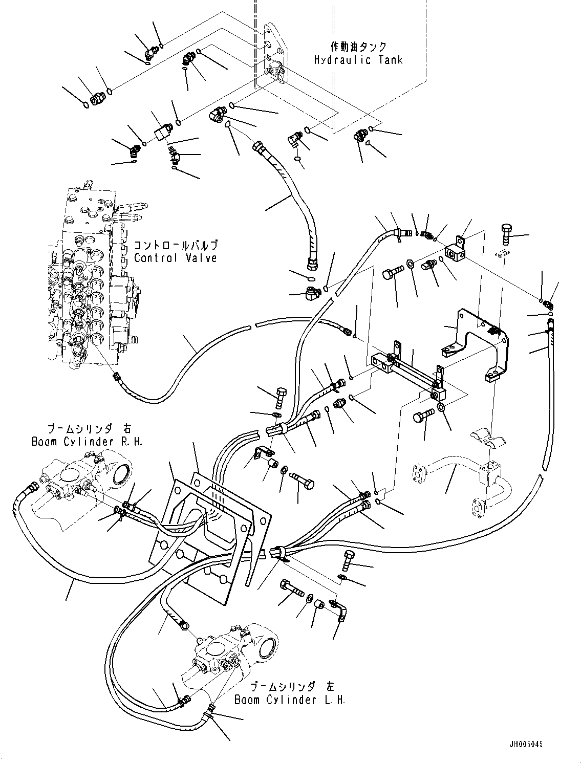 Схема запчастей Komatsu PC228USLC-8 - ANTI-DROP КЛАПАН ТРУБЫ, ТРУБЫ И КОРПУС (№-) ANTI-DROP КЛАПАН ТРУБЫ, -ДОПОЛН. АКТУАТОР ТРУБЫ, АККУМУЛЯТОР, С СИГНАЛИЗ. ПЕРЕГРУЗКИ, ЕС ARRANGEMENT