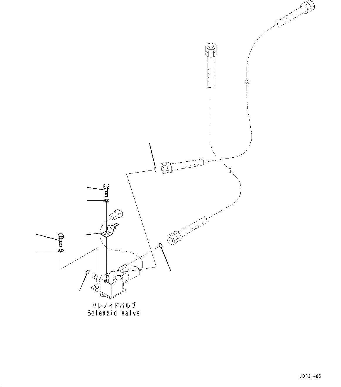 Схема запчастей Komatsu PC228USLC-8 - СОЛЕНОИДНЫЙ КЛАПАН ТРУБЫ, КРЕПЛЕНИЕ (№-) СОЛЕНОИДНЫЙ КЛАПАН ТРУБЫ, БЕЗ -ДОПОЛН. АКТУАТОР ТРУБЫ, АККУМУЛЯТОР
