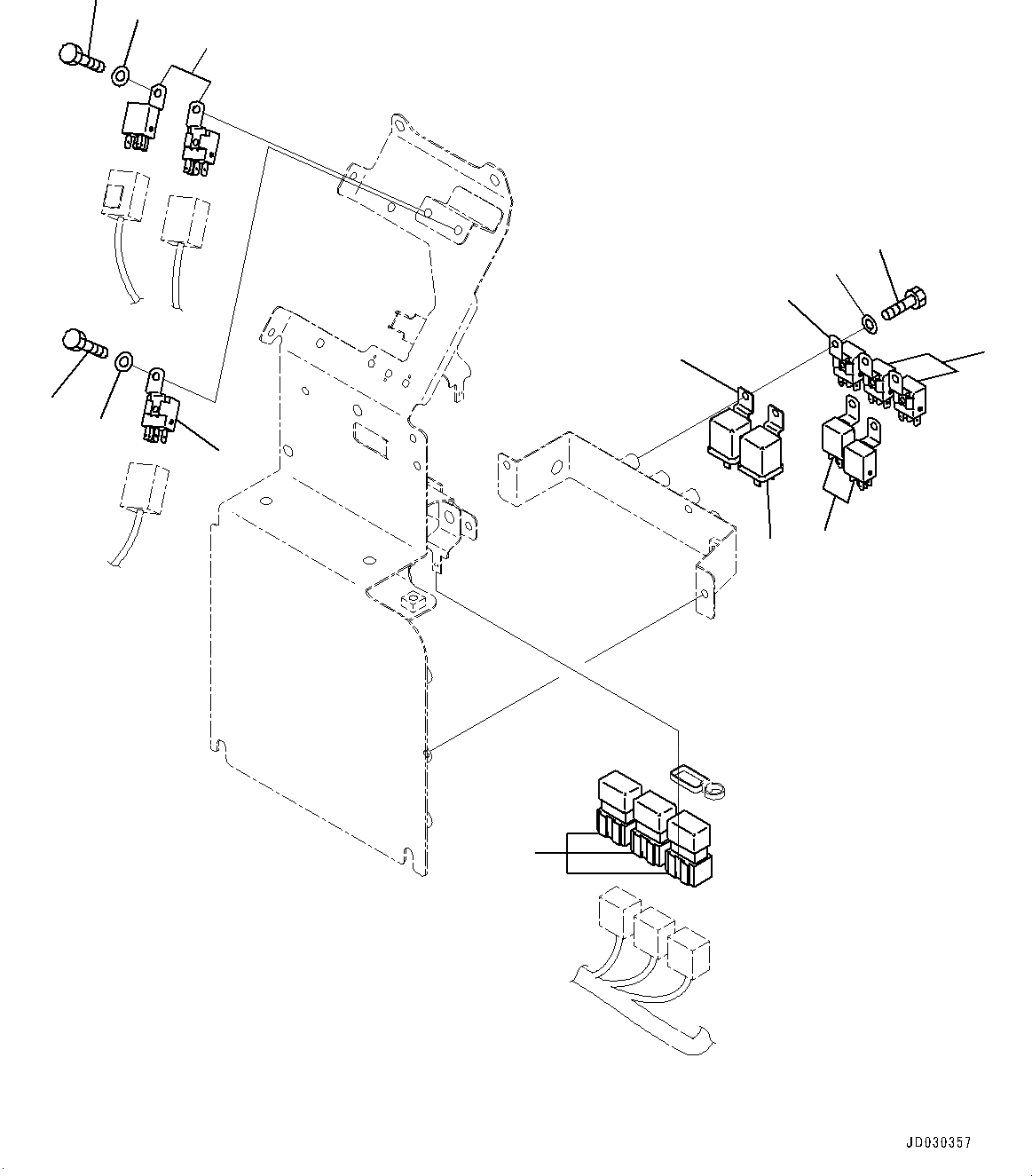Схема запчастей Komatsu PC228USLC-8 - КАБИНА, РЕЛЕ (№-) КАБИНА, EOPS КАБИНА, ЗАЩИТА ОТ ВАНДАЛИЗМА, KOMTRAX