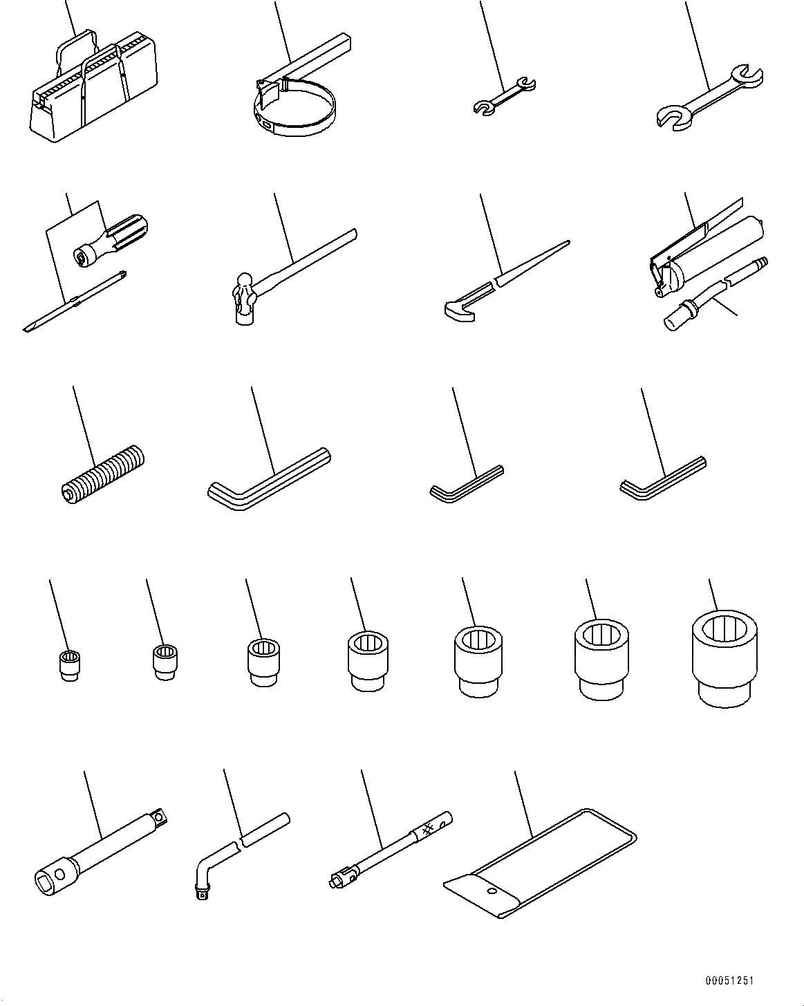 Схема запчастей Komatsu PC228USLC-8 - ИНСТРУМЕНТ (№-) ИНСТРУМЕНТ