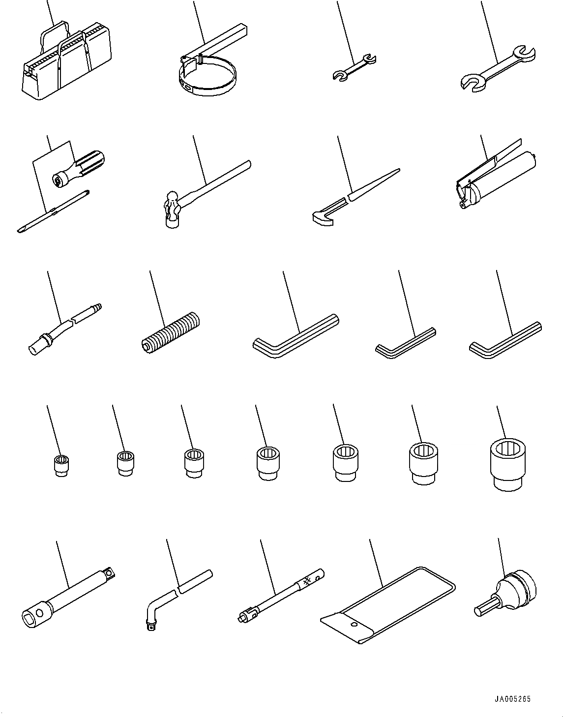 Схема запчастей Komatsu PC228USLC-8 - ИНСТРУМЕНТ (№-) ИНСТРУМЕНТ, ЕС БЕЗОПАСН. REGULATION