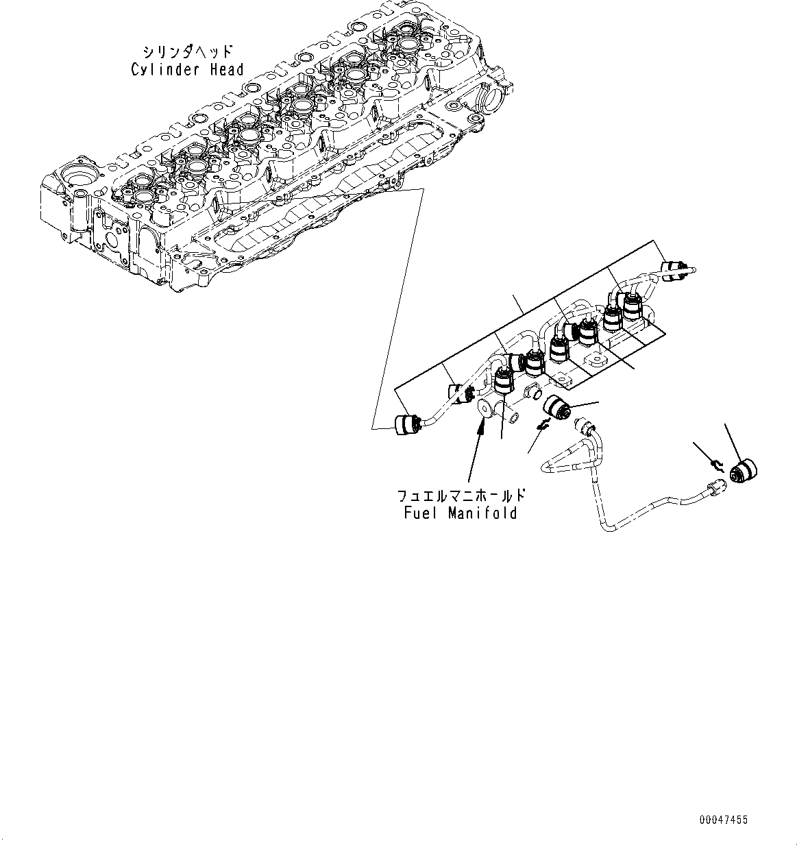 Схема запчастей Komatsu SAA6D107E-1K - ТОПЛИВН. СИСТЕМА COVER ТОПЛИВН. СИСТЕМА COVER