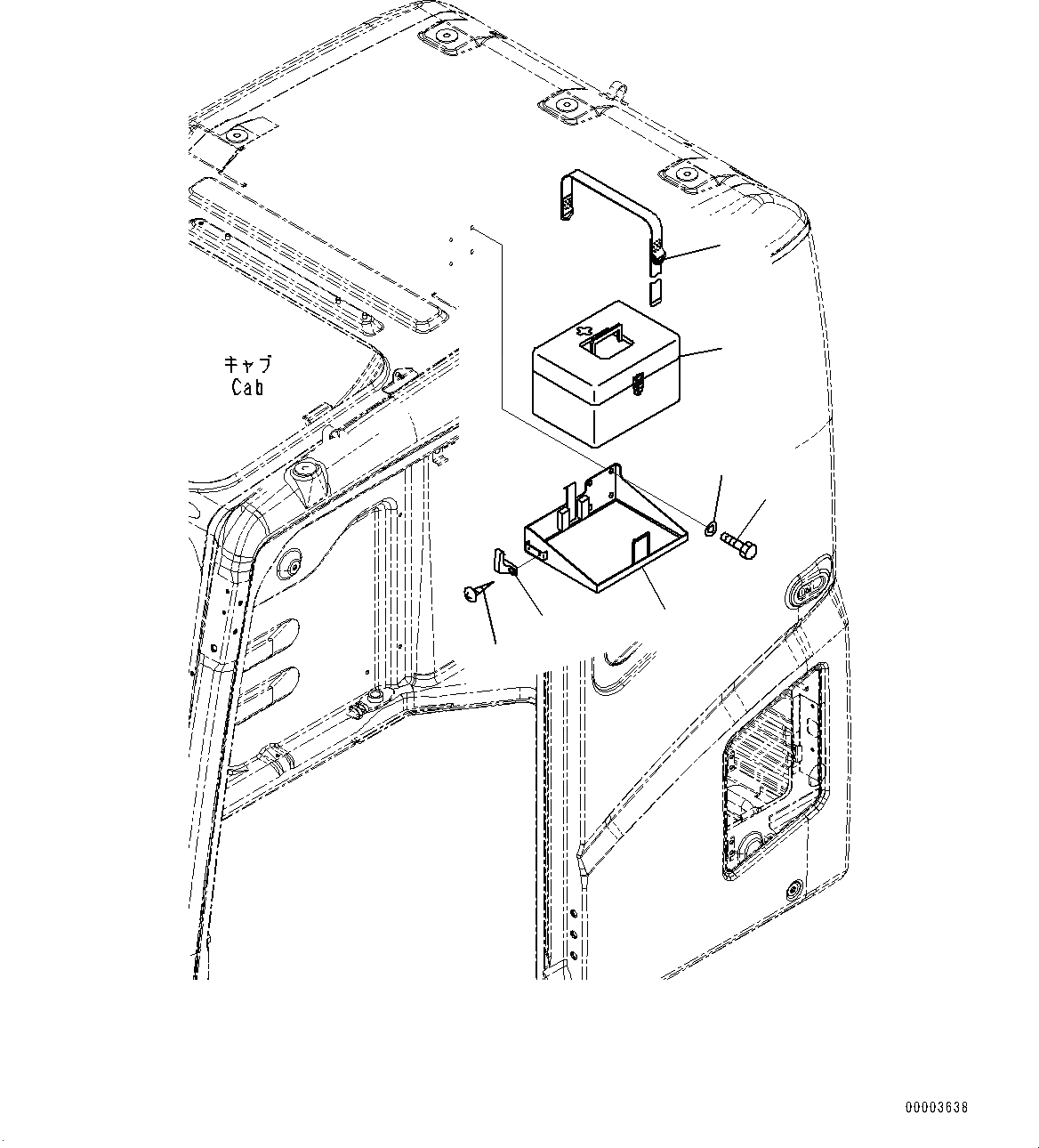 Схема запчастей Komatsu PC650LC-8E0 - АПТЕЧКА (№-) АПТЕЧКА