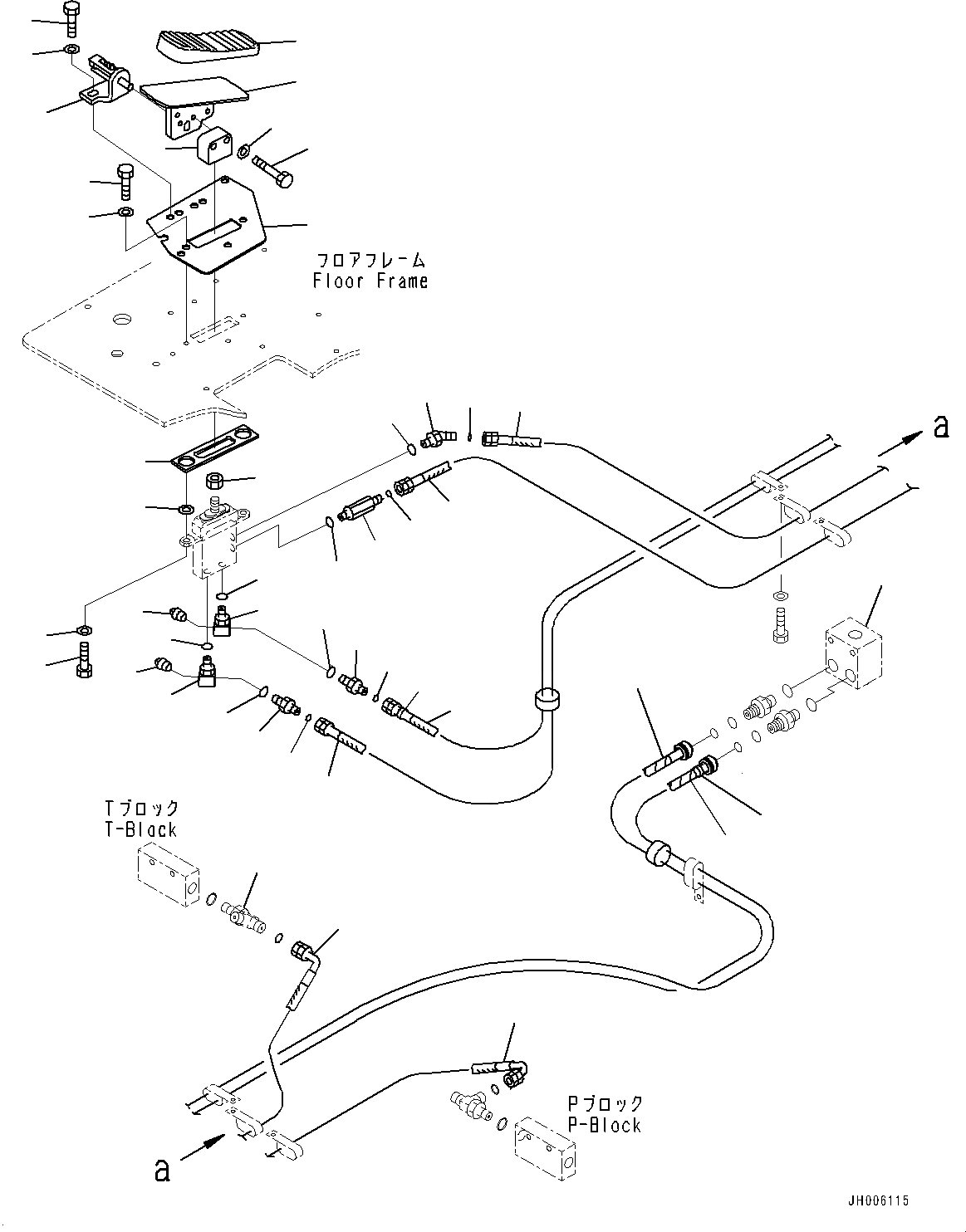 Схема запчастей Komatsu PC600LC-8E0 - КАБИНА, ПОЛ, 1 УПРАВЛ. НАВЕСН. ОБОРУД. (№-) КАБИНА, EOPS КАБИНА, КАРЬЕРН, ЗАЩИТА ОТ ВАНДАЛИЗМА, ДЛЯ АВСТРАЛИИ