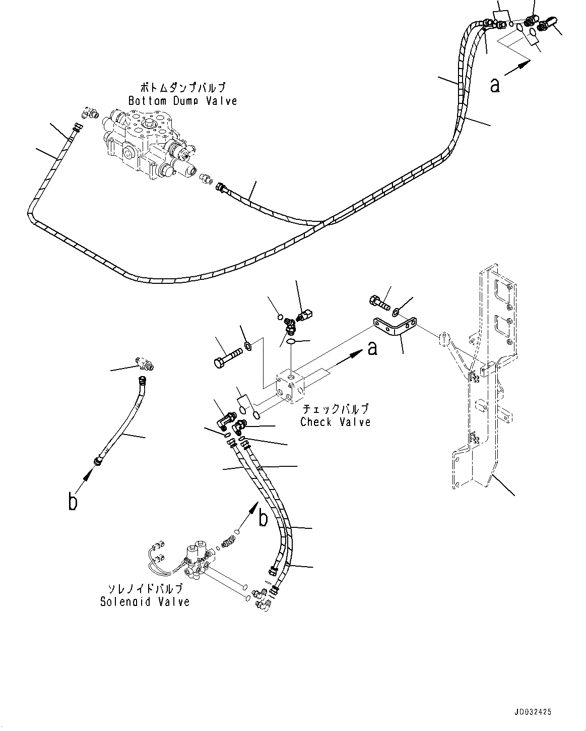 Схема запчастей Komatsu PC600LC-8E0 - НАВЕСН. ОБОРУД ПРОПОРЦИОНАЛЬН. PRESSURE УПРАВЛ-Е (PPC) ТРУБЫ, КОМПОНЕНТЫ (/) (№-) НАВЕСН. ОБОРУД ПРОПОРЦИОНАЛЬН. PRESSURE УПРАВЛ-Е (PPC) ТРУБЫ, ДЛЯ ПРЯМАЯ ЛОПАТА CONFIGURATION