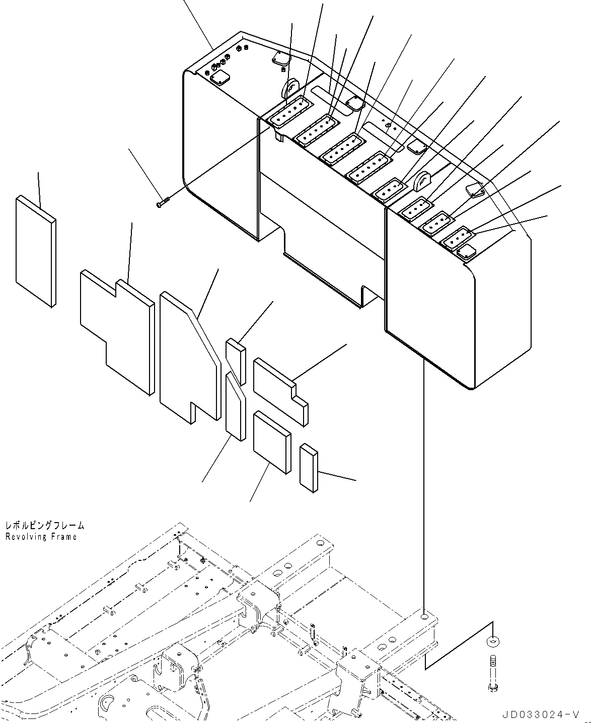Схема запчастей Komatsu PC600LC-8E0 - ПРОТИВОВЕС (№-) ПРОТИВОВЕС, ДЛЯ АВСТРАЛИИ