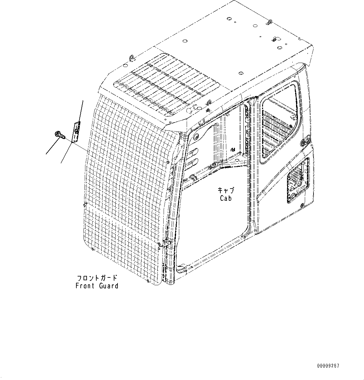 Схема запчастей Komatsu PC600LC-8E0 - FOPS ПЛАСТИНА (№-) FOPS ПЛАСТИНА, ТУРЦИЯ-АНГЛ., ДЛЯ СТРАН ЕС БЕЗОПАСН. REGULATION, КАБИНА ПЕРЕДН. ПОЛН. ЗАЩИТА