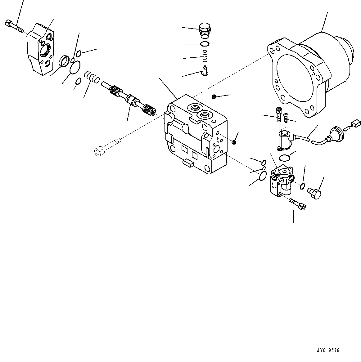 Схема запчастей Komatsu PC600-8E0 - СИСТЕМА ОХЛАЖДЕНИЯ, МОТОР ВЕНТИЛЯТОРА (/) (№-) СИСТЕМА ОХЛАЖДЕНИЯ