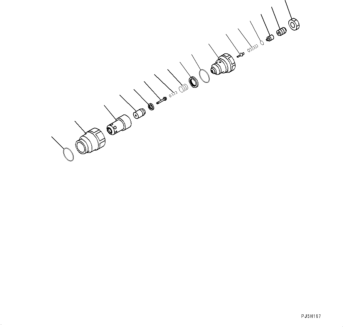 Схема запчастей Komatsu PC600-8E0 - УПРАВЛЯЮЩ. КЛАПАН, ВСАСЫВ. РАЗГРУЗ. КЛАПАН (№-) УПРАВЛЯЮЩ. КЛАПАН, С PROVISION ДЛЯ МОЛОТА