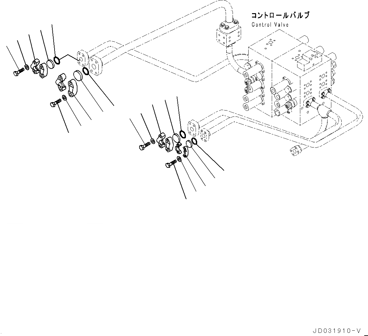 Схема запчастей Komatsu PC600-8E0 - РУКОЯТЬ И КОВШ ТРУБЫ, КОМПОНЕНТЫ (№-) РУКОЯТЬ И КОВШ ТРУБЫ, С PROVISION ДЛЯ -АКТУАТОР