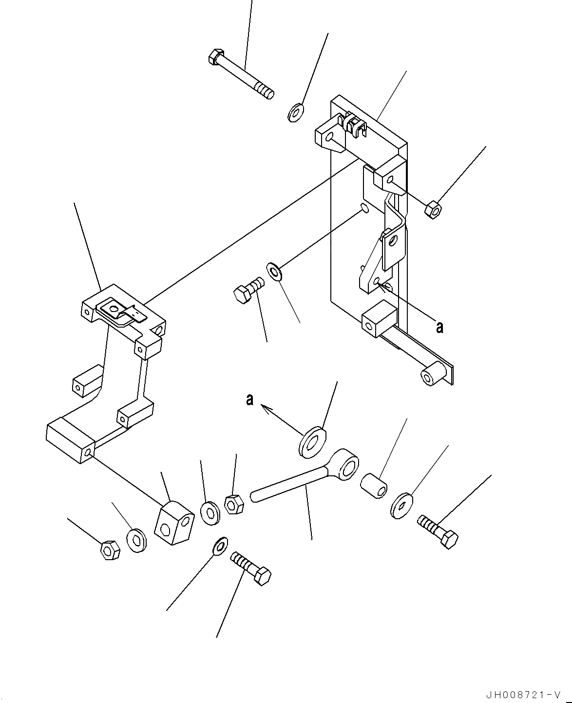 Схема запчастей Komatsu PC600-8E0 - КОНДИЦ. ВОЗДУХА, КОРПУС (№-) КОНДИЦ. ВОЗДУХА, АВТОМАТИЧ. КОНДИЦ. ВОЗДУХА, БОЛ. WIND QUANTITY